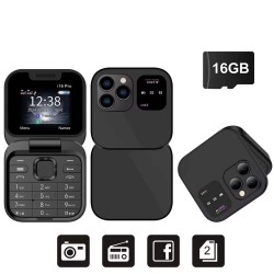Servo i16 Pro Mini – флип телефон с две SIM карти ⭐