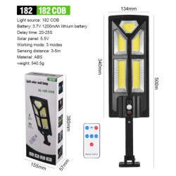 Соларна LED Лампа SL-182 COB
