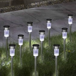 10 броя Градински соларни LED лампи