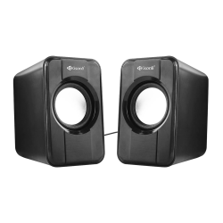 Тонколони Kisonli S-444, 2x3W, USB, Черен - 
