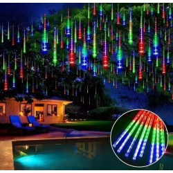 Комплект LED висулки коледно осветление, ЦВЕТНИ