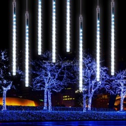 Комплект LED висулки коледно осветление, БЕЛИ