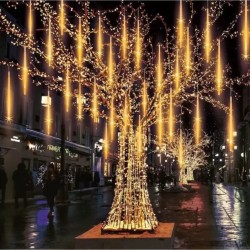 Комплект LED висулки коледно осветление, Жълто