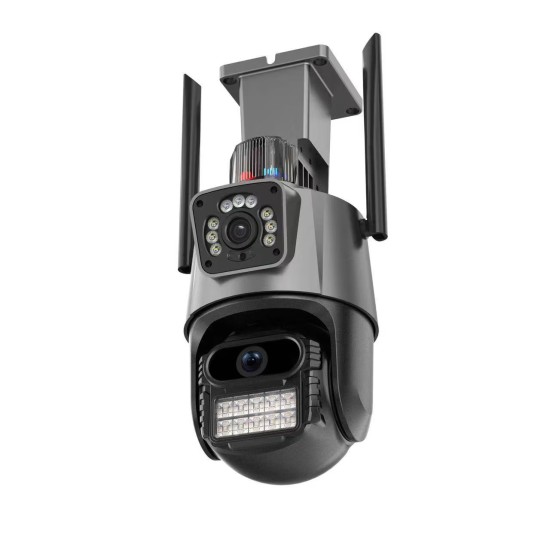 WiFi смарт камера за наблюдение с двойна леща, ротация и Full HD (8MP) резолюция WiFi смарт камера за наблюдение с двойна леща, ротация и Full HD (8MP) резолюция