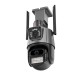 WiFi смарт камера за наблюдение с двойна леща, ротация и Full HD (8MP) резолюция WiFi смарт камера за наблюдение с двойна леща, ротация и Full HD (8MP) резолюция